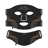 7-Color LED Light Therapy Silicone Mask for Face and Neck , 103 LED Beads,309 Chips